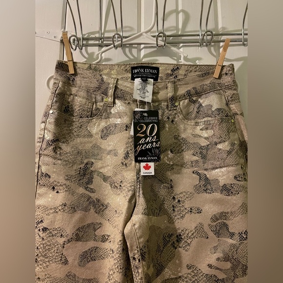 FRANK LYMAN METALLIC CAMO
reptile slim fit jeans-medium NWT - Picture 4 of 9